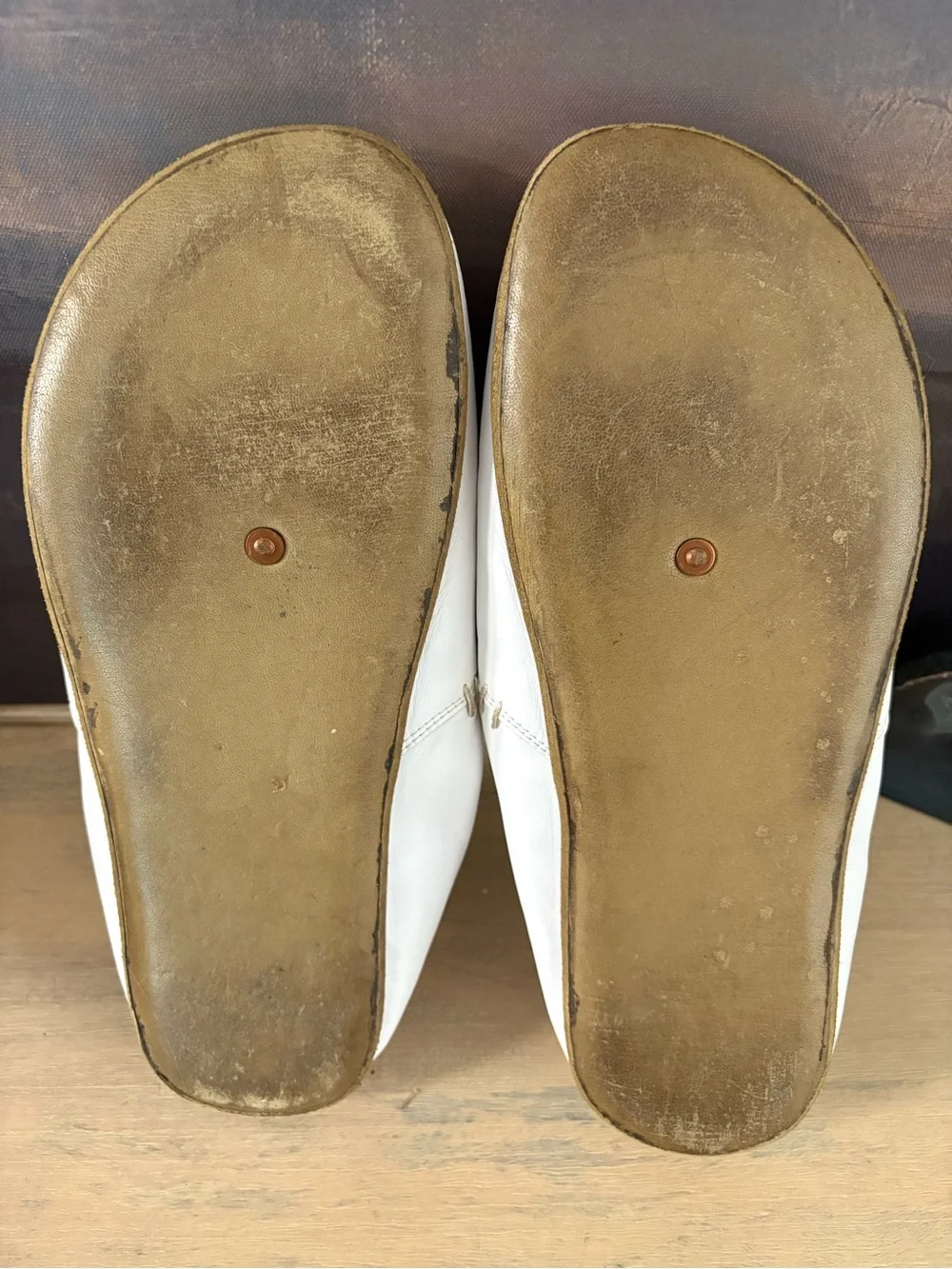 Rhizal Brio Slip-On Ivory Barefoot Shoes Grounding Earthing Copper Natural Mens